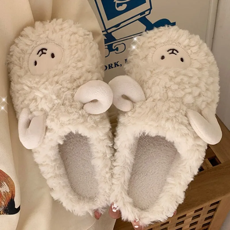 Sheep Slippers for Girls - Kawaii