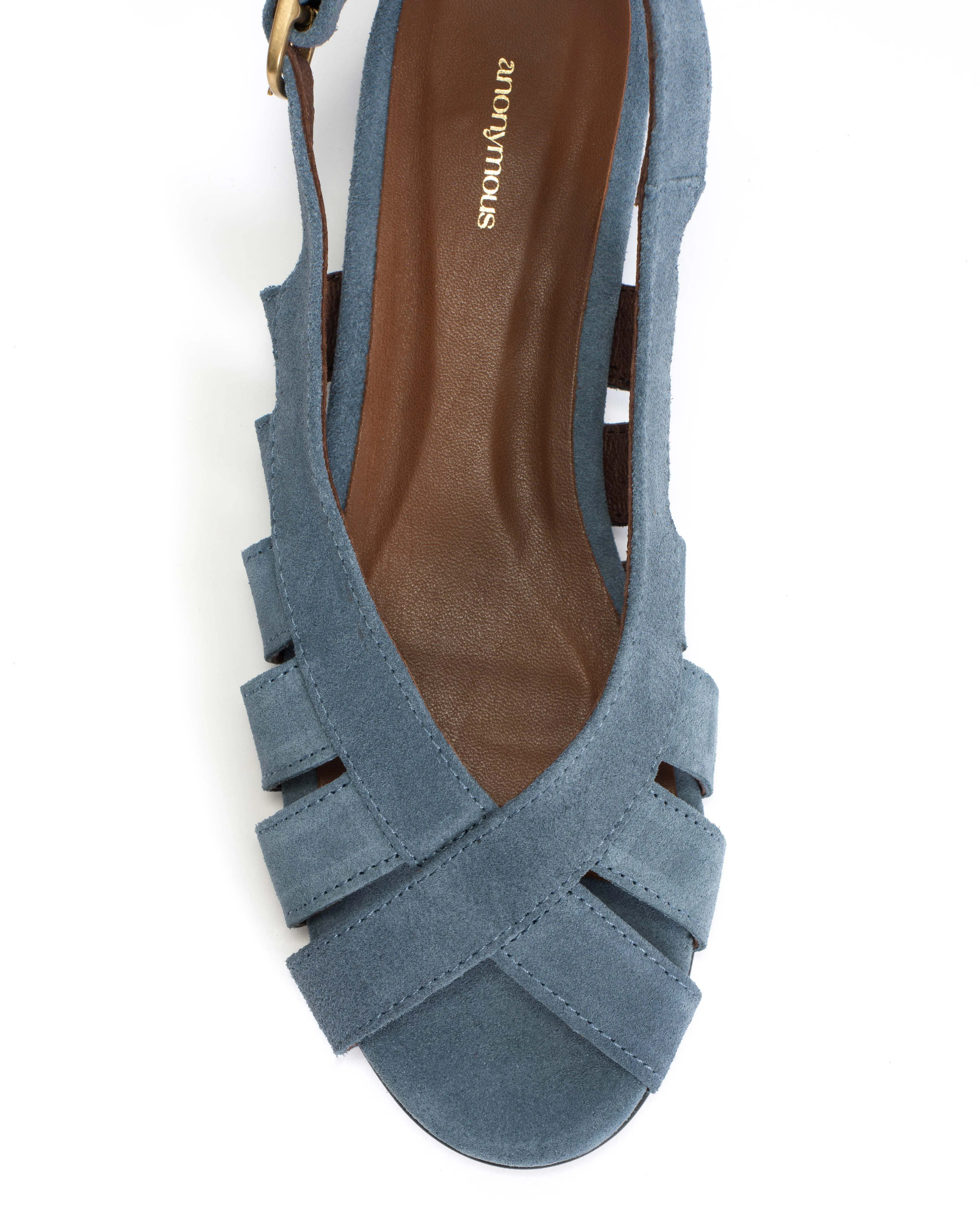 Sophie 20 Calf suede Denim blue