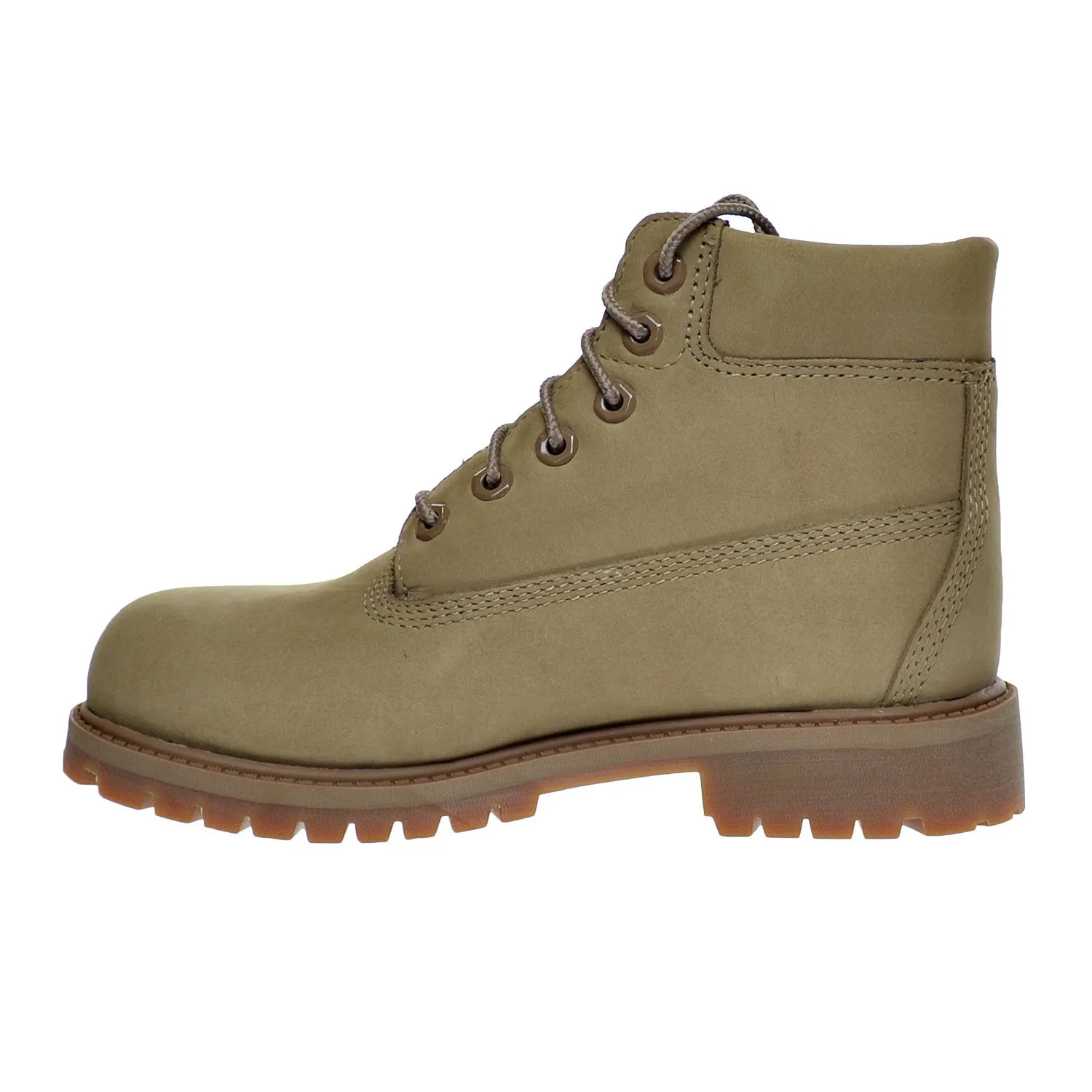 Timberland 6 Inch Premium Waterproof Little Kid's Boots Yellow Nubuck