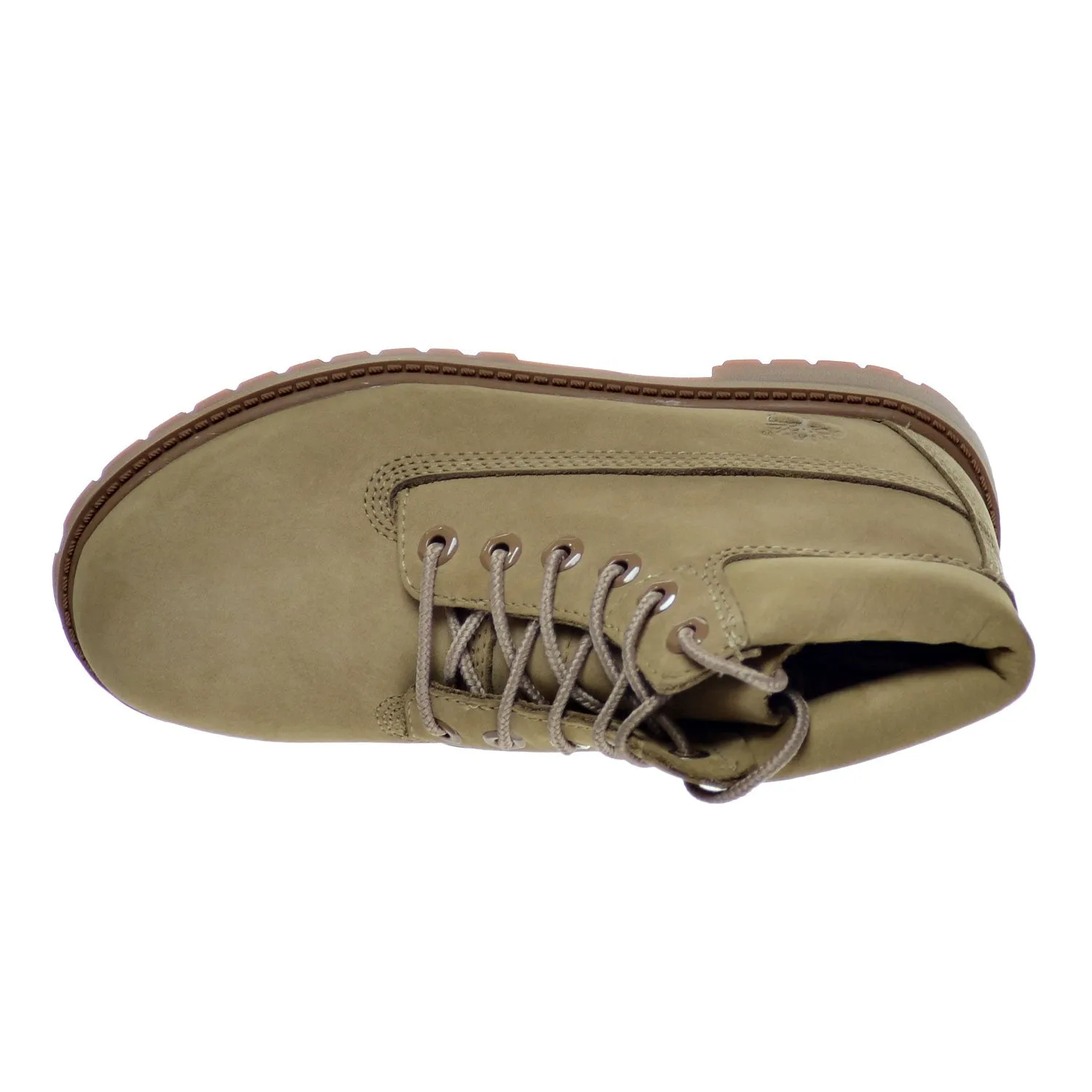 Timberland 6 Inch Premium Waterproof Little Kid's Boots Yellow Nubuck