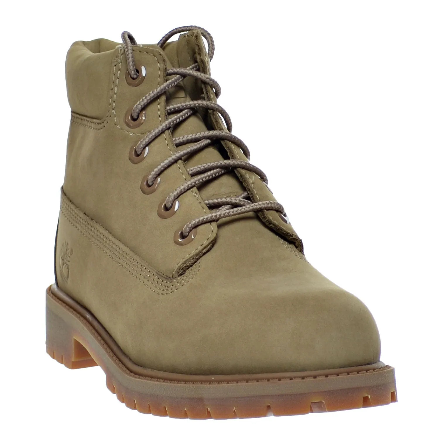 Timberland 6 Inch Premium Waterproof Little Kid's Boots Yellow Nubuck