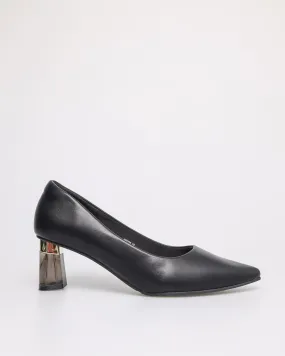 Tomaz NN235 Ladies Metallic Clear Heels