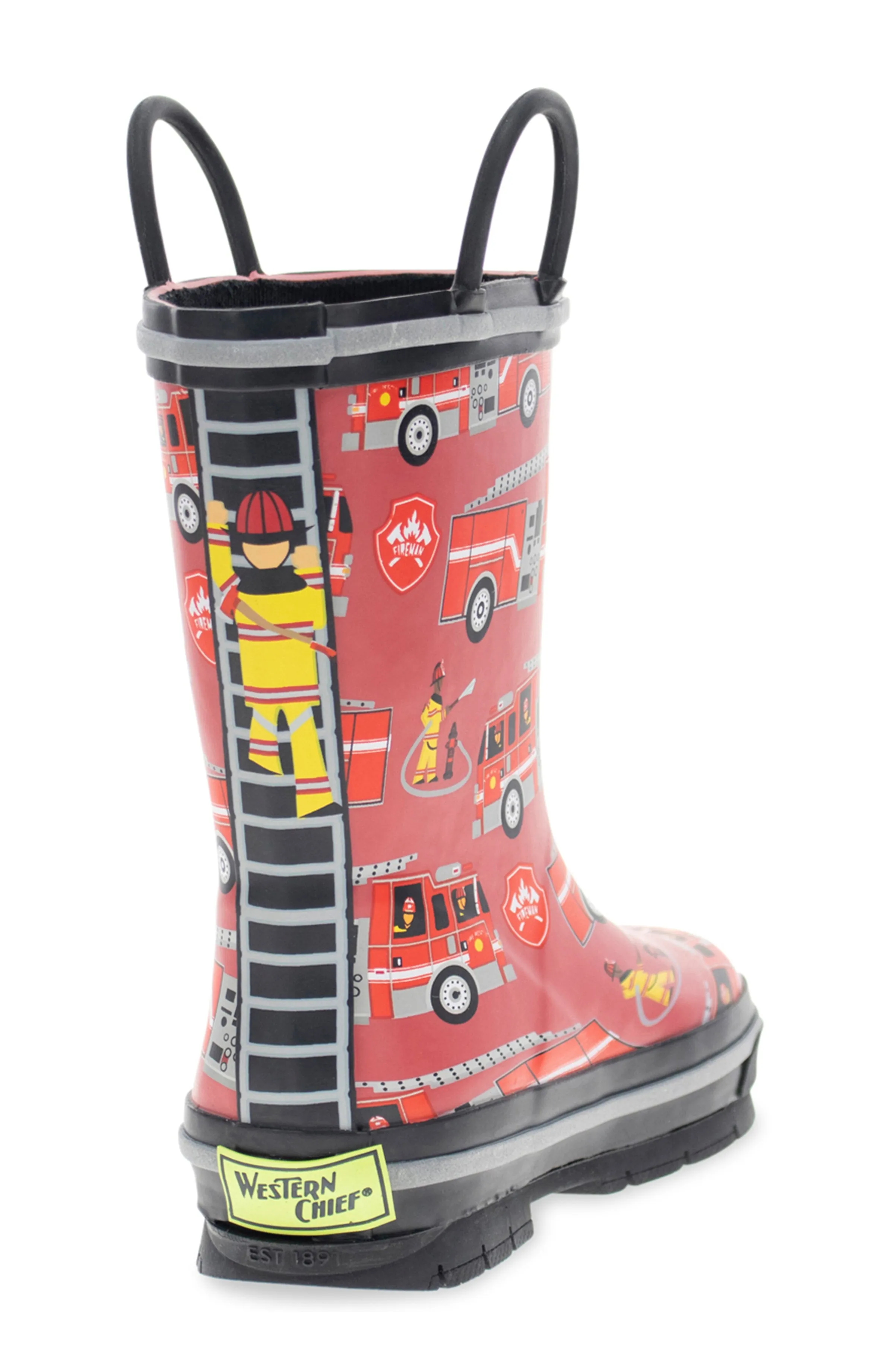Washington Shoe Co | Fire Truck Kids Rain Boots