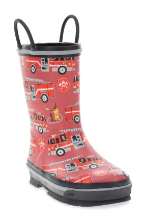Washington Shoe Co | Fire Truck Kids Rain Boots