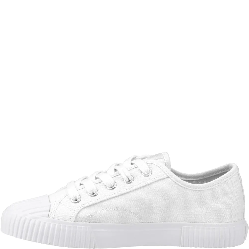 White Freya Canvas Trainers