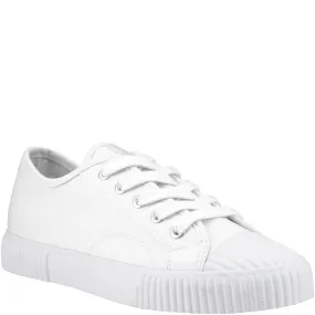 White Freya Canvas Trainers