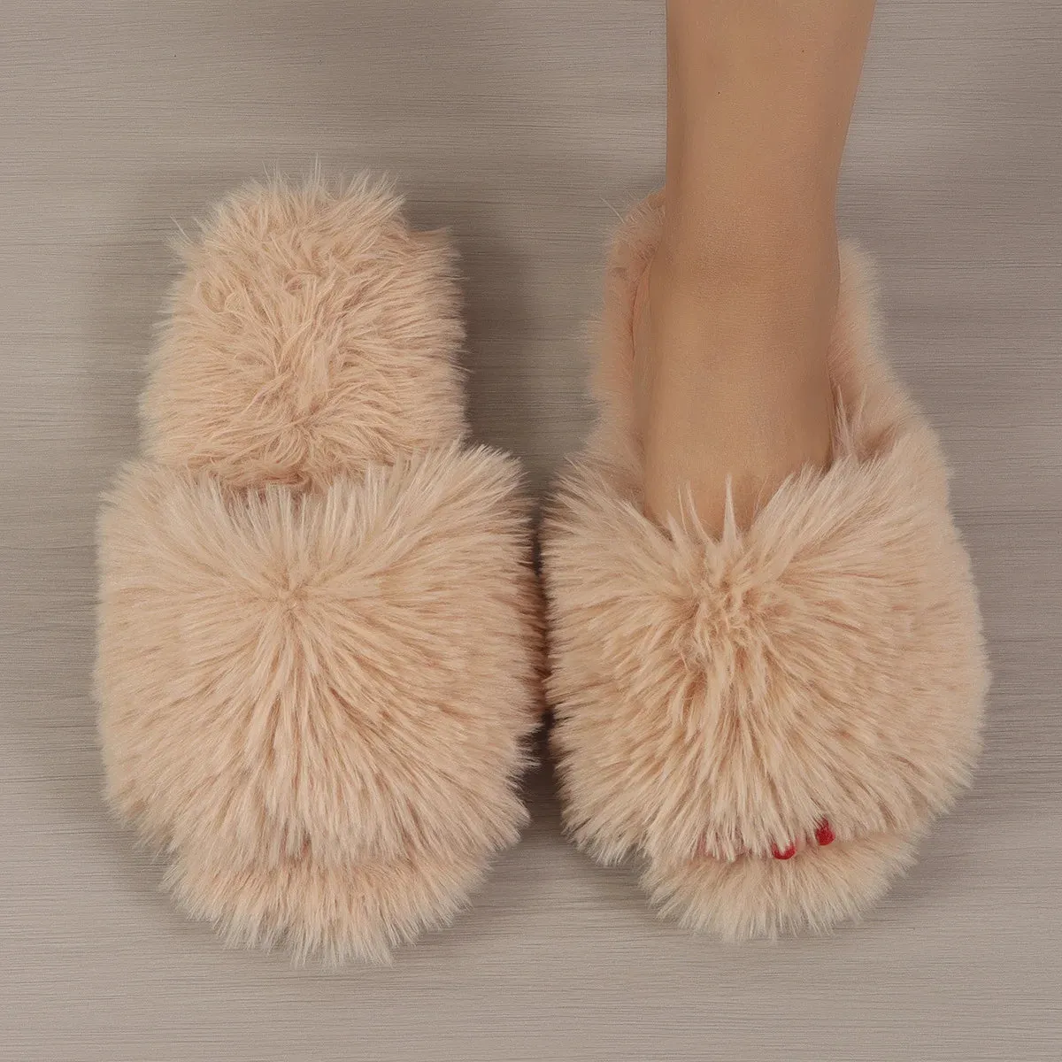 Women's Indoor Slippers Plush Anti-Slip Warm Fashion Sandals