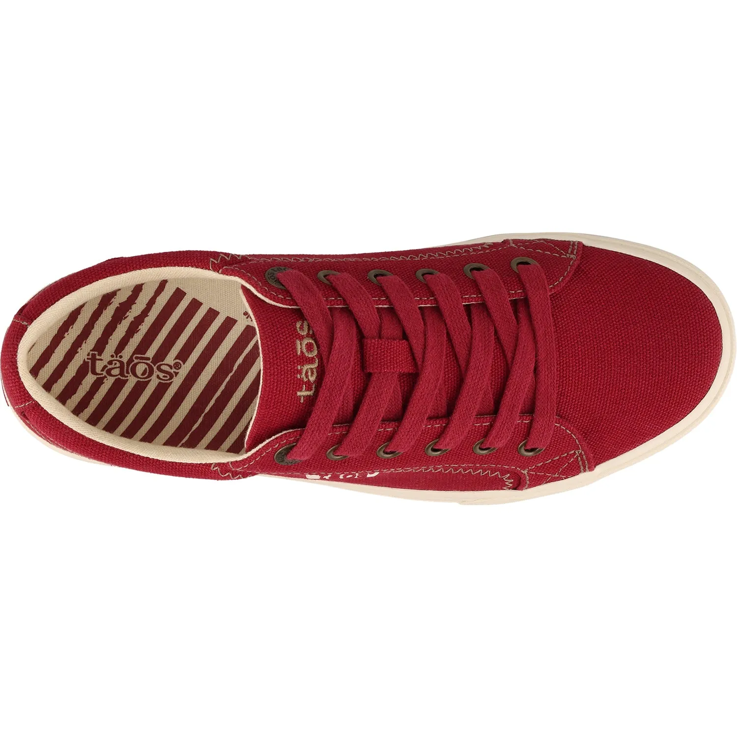 Women's Taos Plim Soul Red Canvas
