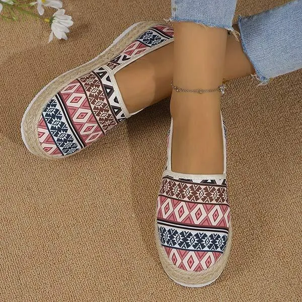 Women's Thick-Soled Slip-On Espadrilles 71507537C